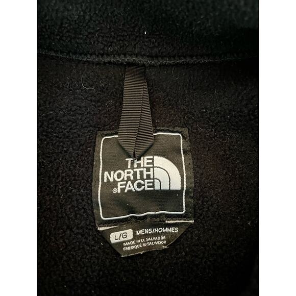 The North Face Denali Fleece Jacket Men Large Black Neutral Hiking Outdoor Comfy - Picture 2 of 16